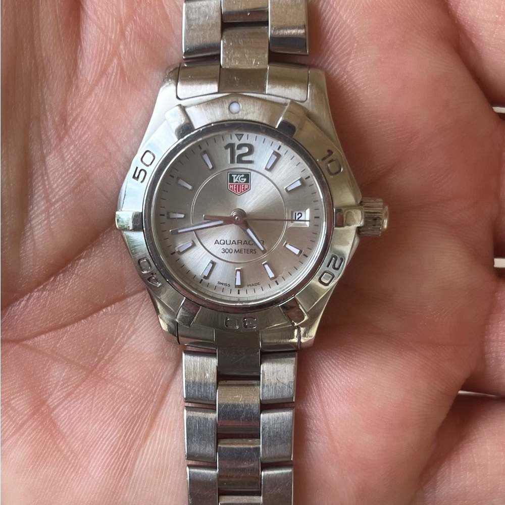 Women’s Tag Heuer Aquaracer 300Meter Saphire Crystal 1000Feet New Battery EUC
